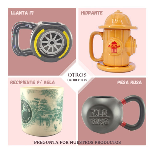 Taza De Cerámica En Forma De Barril, Azul Pemex Azul