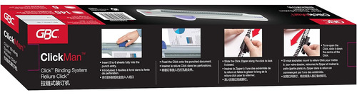 Gbc Ca610000 - Encuadernadora Clickman