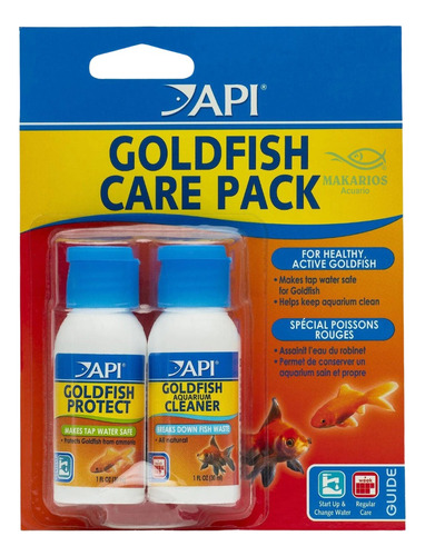 Pack Care Goldfish Acondicionador P/ Peces Acuario Agua Fría