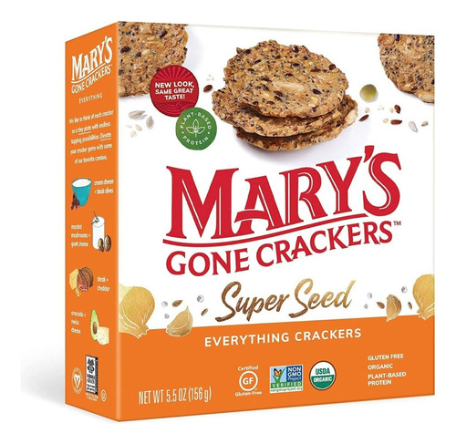 Galletas Orgánicas Marys Gone Crackers Everything 156g