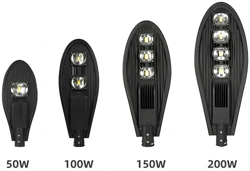 10 X Luminarias Petala Led 200w Bivolt A Mais Potente Poste