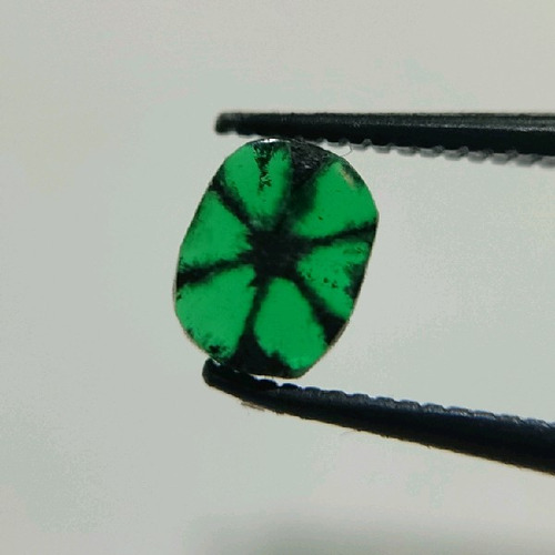 Esmeralda Trapiche 0,30ct Trozo 4x1mm