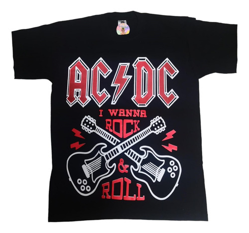 Camiseta Acdc Camisetas Bandas De Rock Acdc Unisex