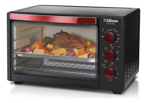 Horno Eléctrico Liliana Ao946 Chefcook 46 Lts Doble Cocción