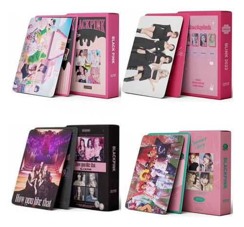 4 Paquetes Photocard De Blackpink (220 Piezas) Kpop Mayoreo