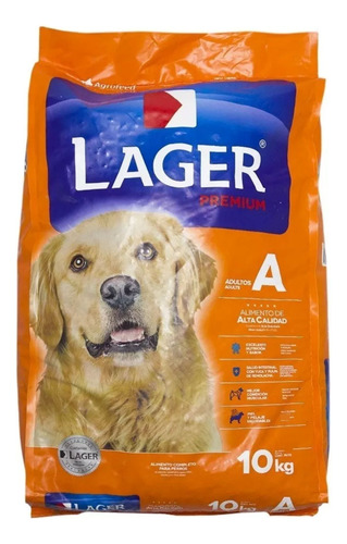 Alimento Lager Premium Perro Adulto 10kg Carne