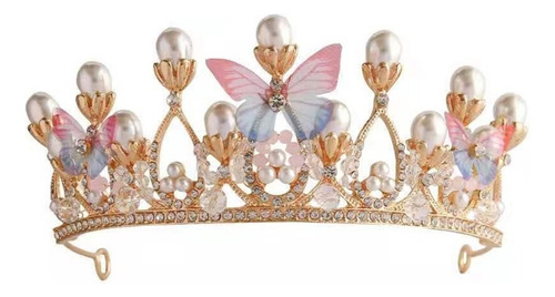 Diadema De Perlas De Cristal Criss Tiaras De Diamantes De