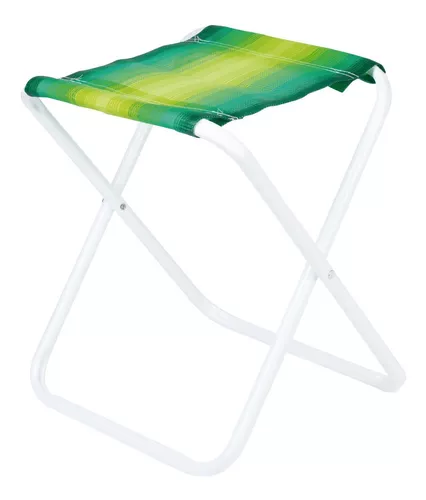 Banqueta Plegable Acero Mor Silla Hogar, Camping, Playa