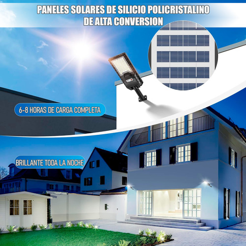 Foco Solar 400w Focos Solares Led Focos Exteriores Foco Led
