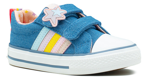 Tenis Bubble Gummers® Yukon Color Mezclilla Rosa Contactel
