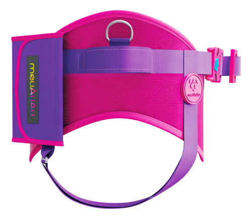 Coleira Para Cãe Meuauau Safe New Pink Tamaño M