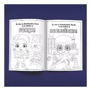 Livro de colorir Os Aventureiros (Em Portugues do Brasil)
