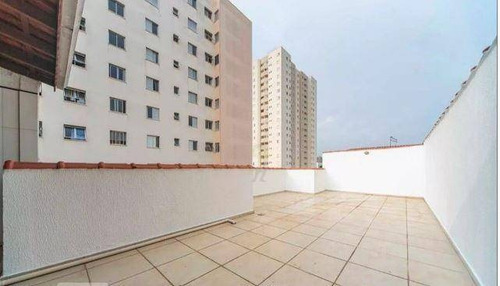 Imagem 2 de 15 de Cobertura Com 2 Dormitórios À Venda, 118 M² Por R$ 385.000,00 - Vila Guiomar - Santo André/sp - Co0408