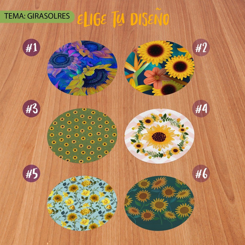 Mantelitos Individuales Para Mesa Redondos 20pz