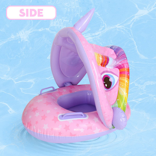 Flotador Inflable Con Toldo Para Bebés De 6 A 36 Meses