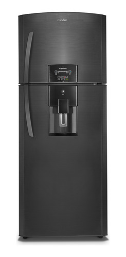 Imagen 1 de 10 de Refrigerador No Frost 400 L Brutos Black Steel Mabe - Rmp410