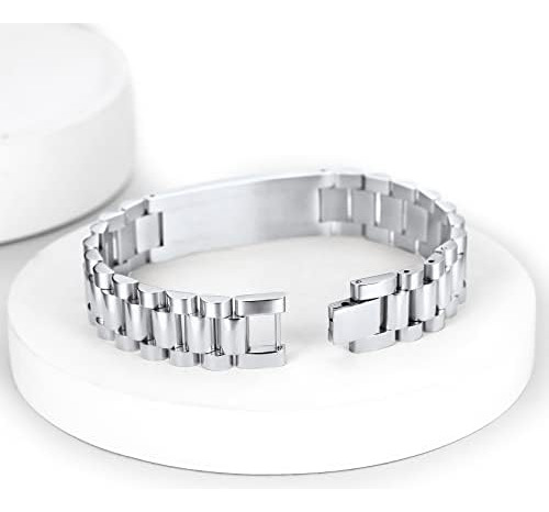 Pulsera De Identificación Para Hombre Chainshouse, 15 Mm, Mo