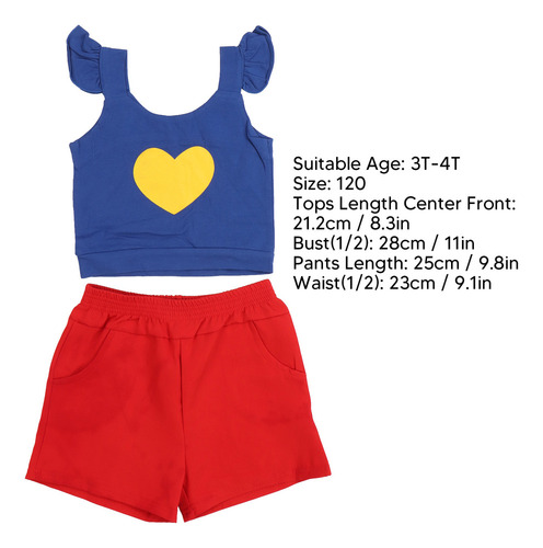 Conjunto De Pantalones Cortos De Verano Para Niñas, Algodón