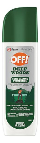 Repelente De Insectos Off! Deep Woods Vii, 6 Oz