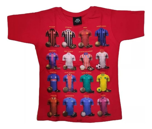 Remera Fifa Camisetas Mundial Europa Champions Niñx Unisex