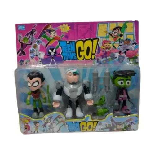 Muñecos de jovenes titanes mercadolibre on sale