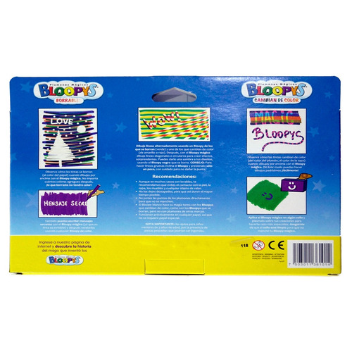 Marcadores / Plumones Magicos Bloopys