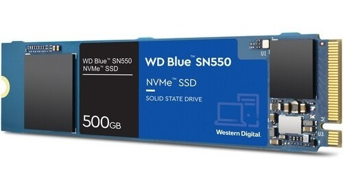 Disco Sólido Wd Blue Ssd 500gb Sn550 Nvme 2400 Mbps