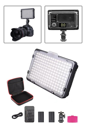 Luz Led Para Cámara, Lámpara De Vídeo Portátil Estilo D