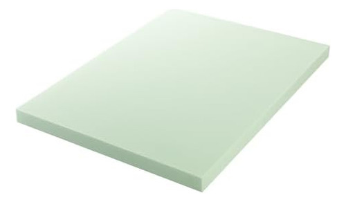 Cubrecolchón Zinus De Espuma Viscoelástica De Té Verde De 4