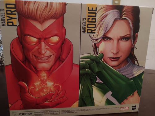 Figuras De Acción Rogue And Pyro Marvel Legends (Usado)