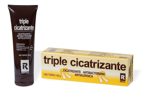 Crema Cicatrizante Curativa Triple Cicatrizante 120gr Ripoll