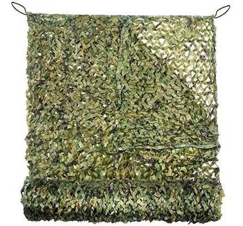 Red De Camuflaje Reforz. Para Camping Deco Sombra 3x4m Verde