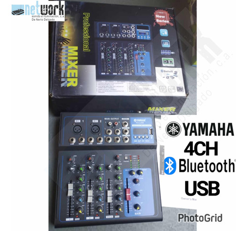 Consola Yamama 4 Canales Usb