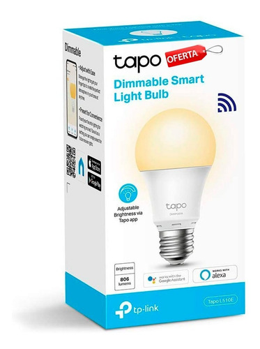 Tapo L510e Bombilla Smart Wi-fi Regulable Tp-link 806lumens