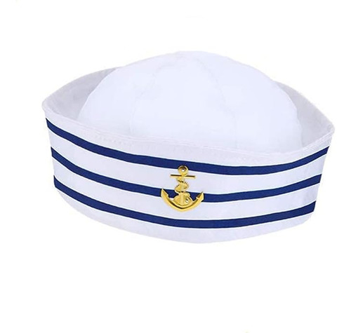 Sombrero Marinero Azul Con Sombrero Capitan Marinero Sombrer