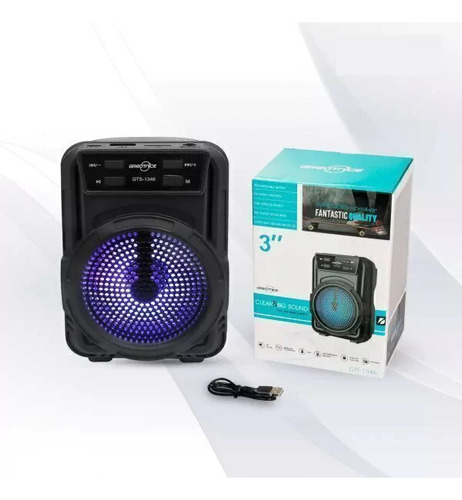 Mini Parlante 3'' Fantastic Quality Bluetooth Lider Negro