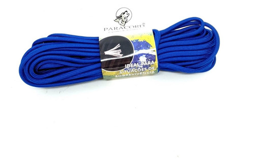 Paracord 550 Em 4 Rolos De 10m Pote Militar Impermeável Edc