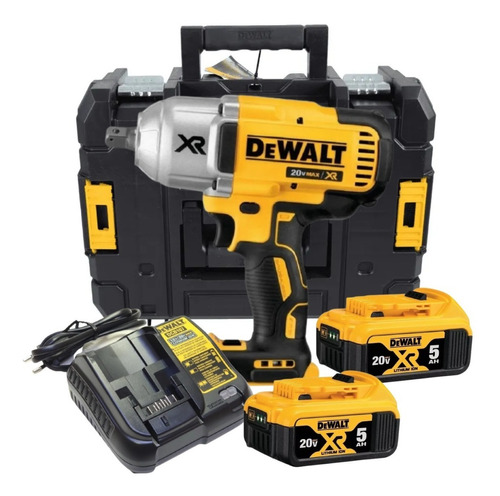 Chave De Impacto 2 Baterias 20v 5ah Dcf899 1/2 Dewalt Maleta