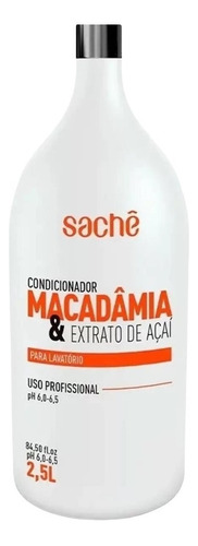 Condicionador Macadâmia Extrato De Açaí Sachê Lavatório 2,5l