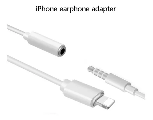 Adaptador Jack de 3.5 mm a Lightning para Audífonos - XAC9-1014-WHT -  MaxiTec