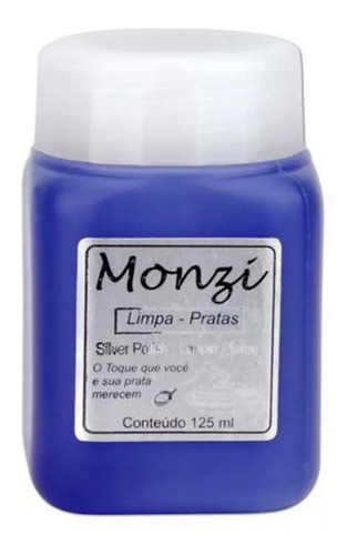 Limpa Prata Monzi Grande 125ml - Pronta Entrega