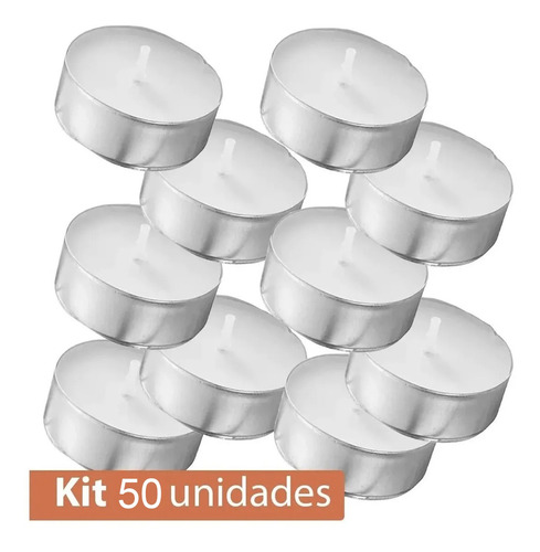 Kit 50 Velas Rechaud Decoração Casamento Lamparina Especial