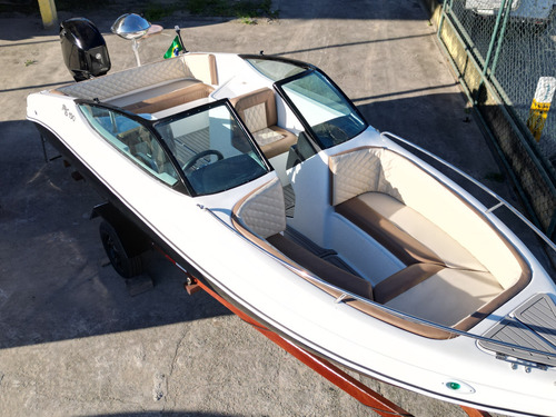Lancha 19 Pés Rs 190 Com Motor Mercury 100 Hp 4 Tempos 0km