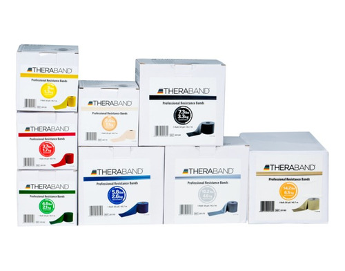 Banda Profesional De Resistencia 2.6kg Theraband Rollo 45m