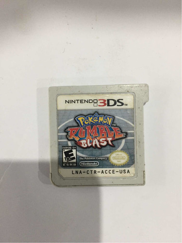 Pokemon Rumble Blast Nintendo 3ds
