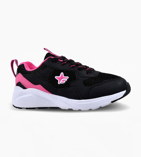 Zapatilla Deportiva Spt Boston Negro/rosa - Footy Oficial