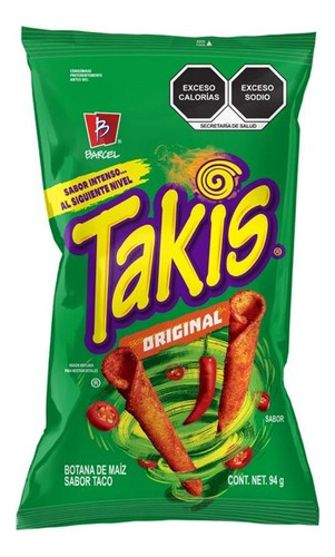 12 Pza Botana Barcel Takis Fajita 94 G