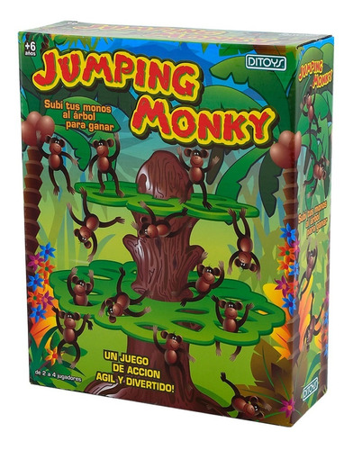 Juego De Mesa Jumping Monky Monos Saltarines Ditoys 491