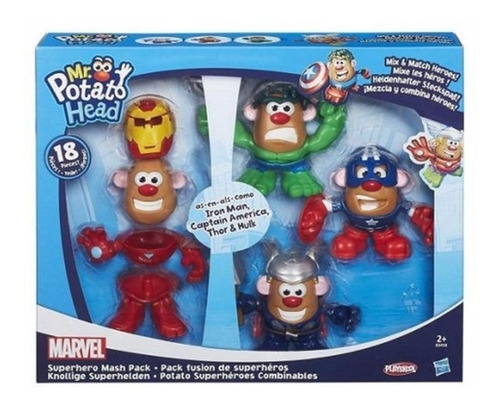 Sr Cara De Papa Capitán América Iron Man Hulk Marvel Avenger