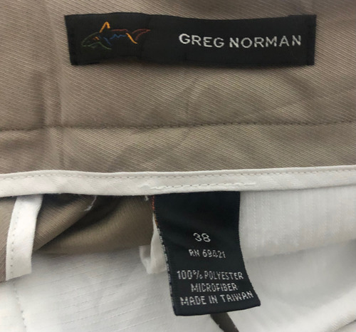 Short Greg Norman Microfibra Premium Comodo Ligero Talla 38 (Usado)